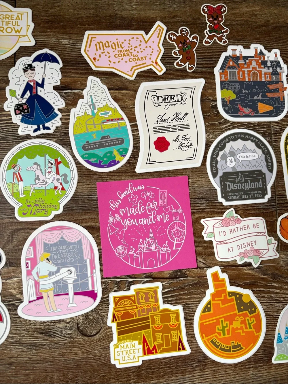Bundle of 29 Disney Themed Stickers